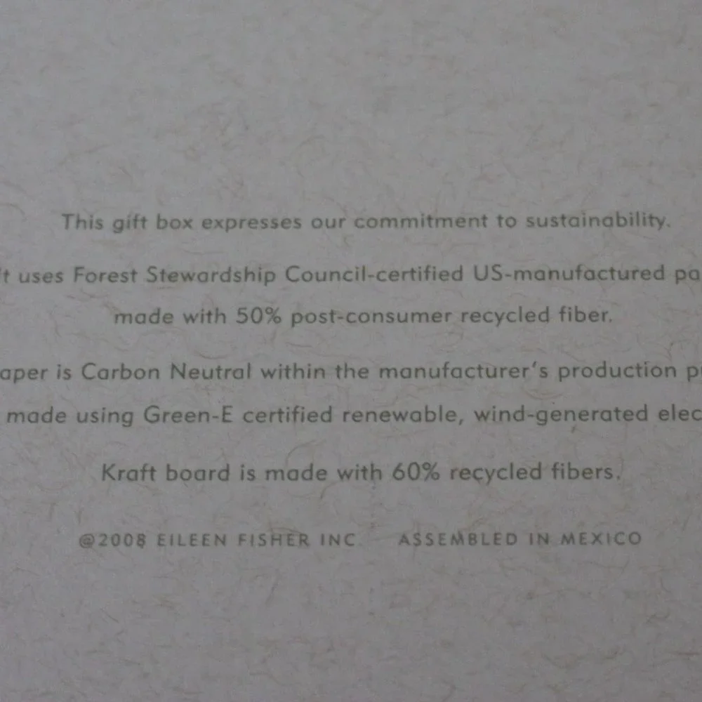 Eileen Fisher Tie Gift Boxes from Boutique - Qty 2
